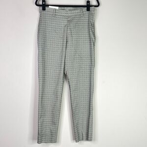 New H&M Print Slim Fit Slacks Pant Women's Size 10